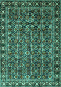 Persian Turquoise Traditional Rug, tr1895turq