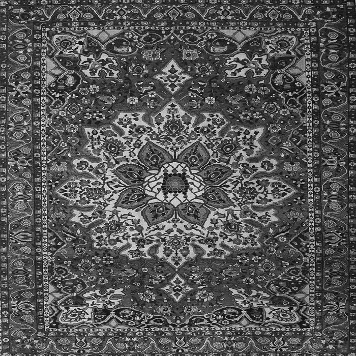 Serging Thickness of Persian Gray Traditional Rug, tr1896gry