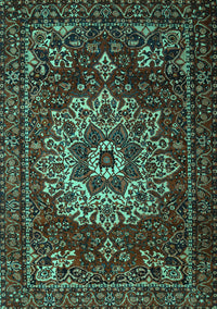Persian Turquoise Traditional Rug, tr1896turq