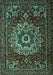Persian Turquoise Traditional Rug, tr1896turq