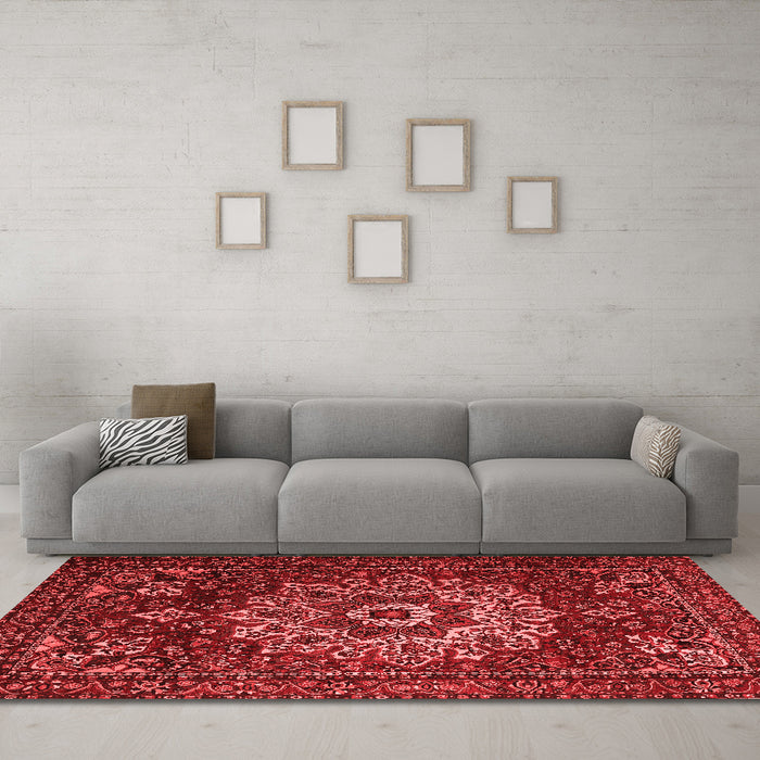 Traditional Red Washable Rugs