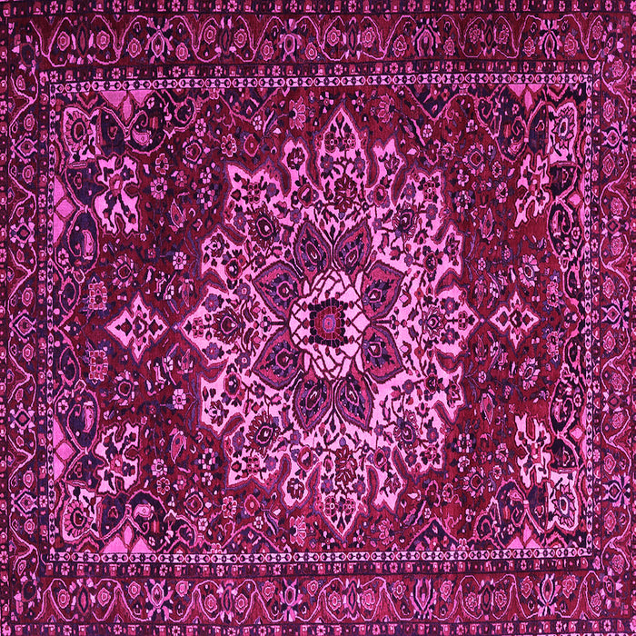 Square Persian Pink Traditional Rug, tr1896pnk
