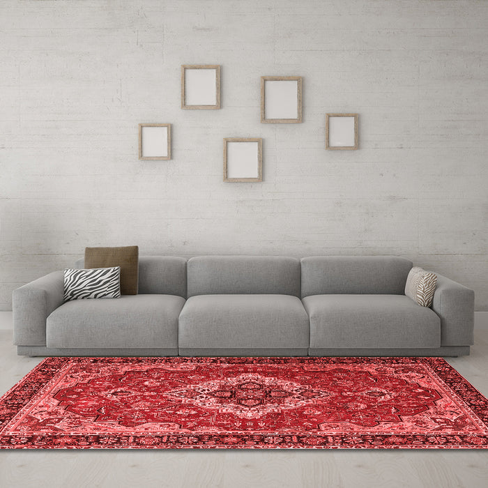 Traditional Red Washable Rugs