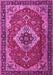 Machine Washable Persian Pink Traditional Rug, wshtr1897pnk