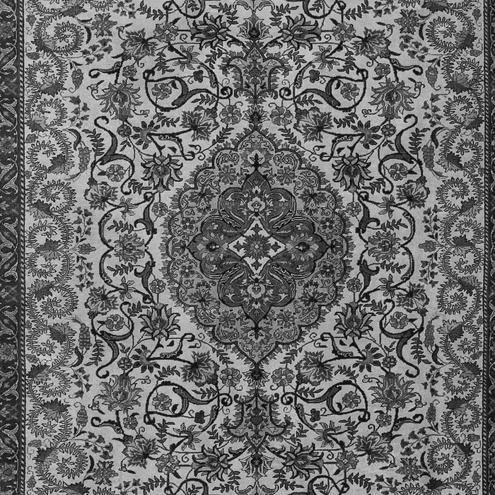 Serging Thickness of Machine Washable Persian Gray Traditional Rug, wshtr1898gry