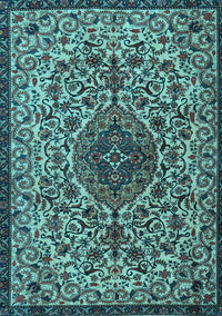 Persian Light Blue Traditional Rug, tr1898lblu