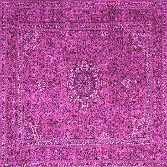 Square Persian Pink Traditional Rug, tr1899pnk