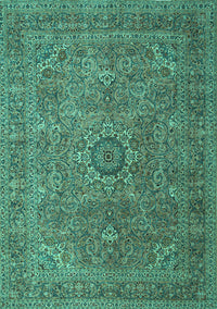 Persian Turquoise Traditional Rug, tr1899turq
