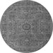 Machine Washable Persian Gray Traditional Rug, wshtr1899gry