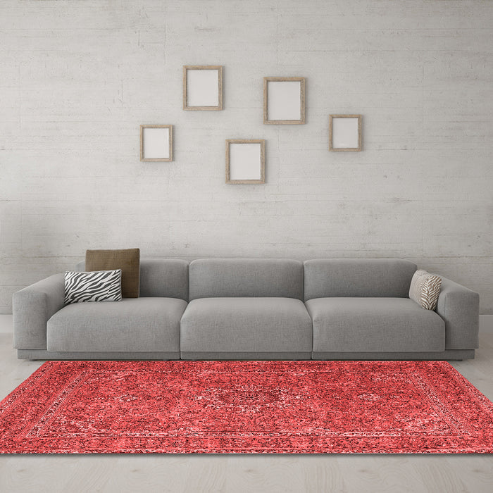 Traditional Red Washable Rugs