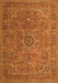 Persian Orange Traditional Rug, tr1899org