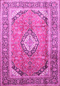 Medallion Pink Traditional Rug, tr189pnk