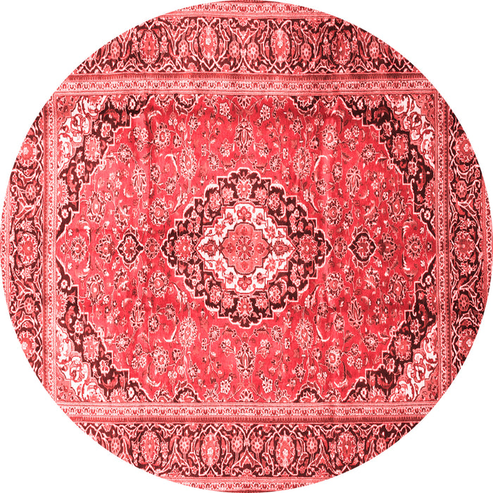 Medallion Red Traditional Rug, tr189red