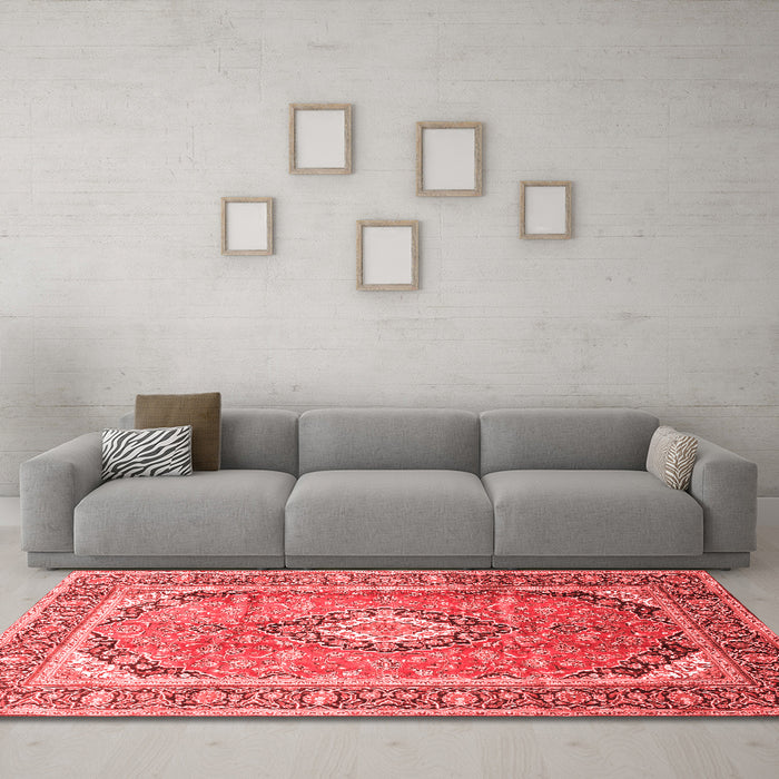 Traditional Red Washable Rugs