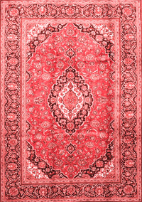 Medallion Red Traditional Rug, tr189red