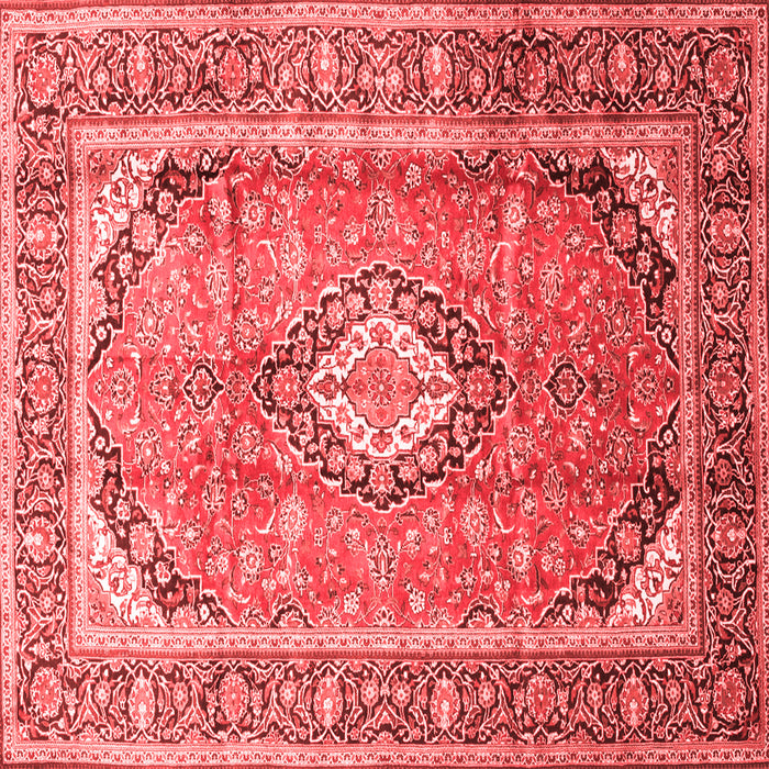 Medallion Red Traditional Rug, tr189red