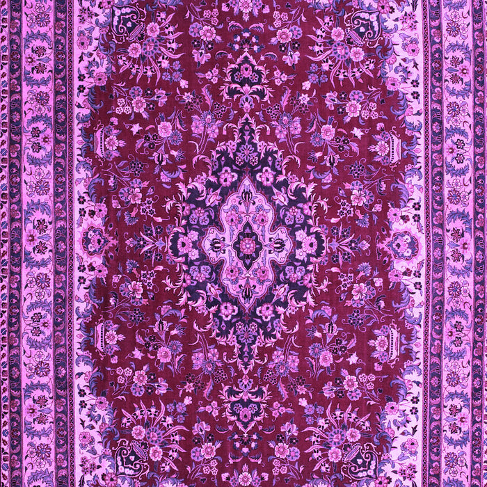 Medallion Purple Traditional Rug, tr18pur