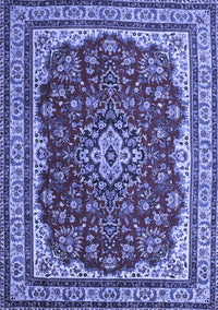 Medallion Blue Traditional Rug, tr18blu