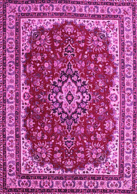 Medallion Pink Traditional Rug, tr18pnk