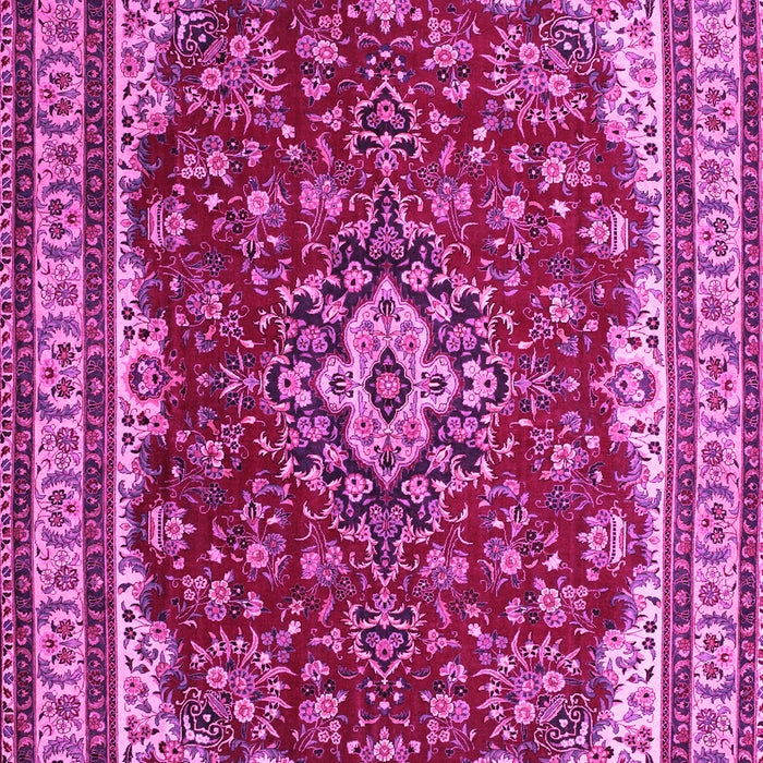Medallion Pink Traditional Rug, tr18pnk