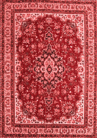 Medallion Red Traditional Rug, tr18red