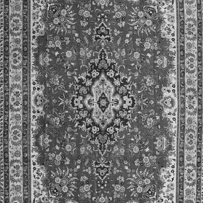 Medallion Gray Traditional Rug, tr18gry