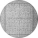 Machine Washable Persian Gray Traditional Rug, wshtr1900gry