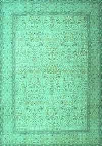 Persian Turquoise Traditional Rug, tr1900turq
