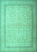 Persian Turquoise Traditional Rug, tr1900turq