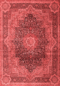 Medallion Red Traditional Rug, tr1901red