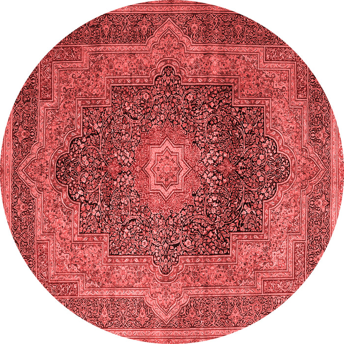 Medallion Red Traditional Rug, tr1901red