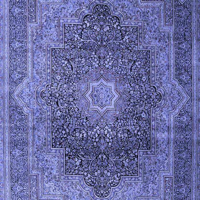 Medallion Blue Traditional Rug, tr1901blu