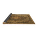 Sideview of Medallion Brown Traditional Rug, tr1901brn