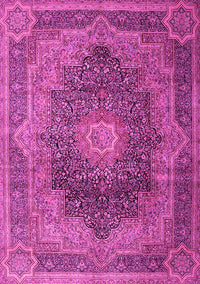 Medallion Pink Traditional Rug, tr1901pnk