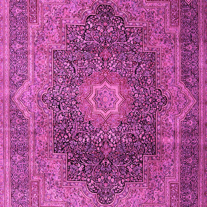 Medallion Pink Traditional Rug, tr1901pnk
