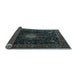 Sideview of Medallion Light Blue Traditional Rug, tr1902lblu