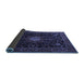 Sideview of Medallion Blue Traditional Rug, tr1902blu