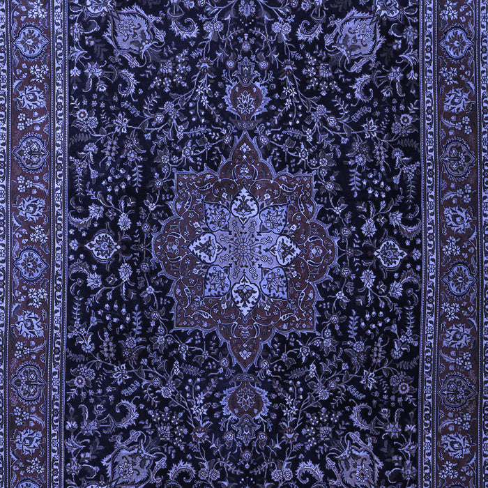 Medallion Blue Traditional Rug, tr1902blu