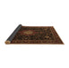 Sideview of Medallion Brown Traditional Rug, tr1902brn