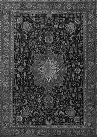 Medallion Gray Traditional Rug, tr1902gry