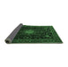 Sideview of Medallion Emerald Green Traditional Rug, tr1902emgrn