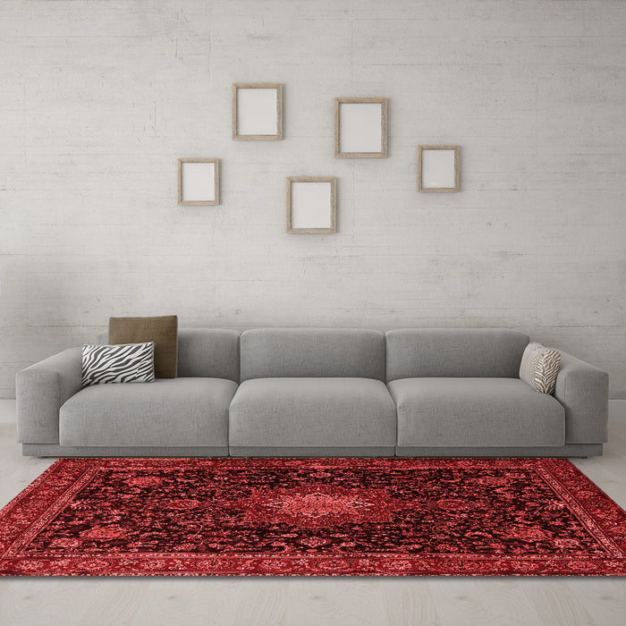 Traditional Red Washable Rugs