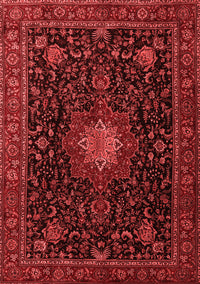 Medallion Red Traditional Rug, tr1902red