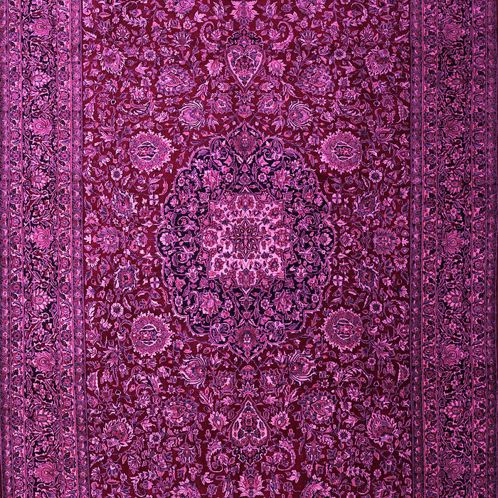 Machine Washable Persian Pink Traditional Rug, wshtr1903pnk