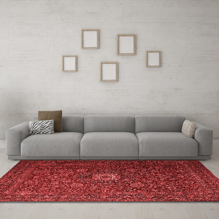 Traditional Red Washable Rugs