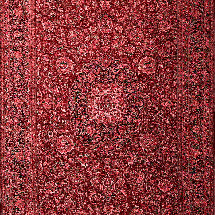 Machine Washable Persian Red Traditional Rug, wshtr1903red