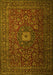 Machine Washable Persian Yellow Traditional Rug, wshtr1903yw