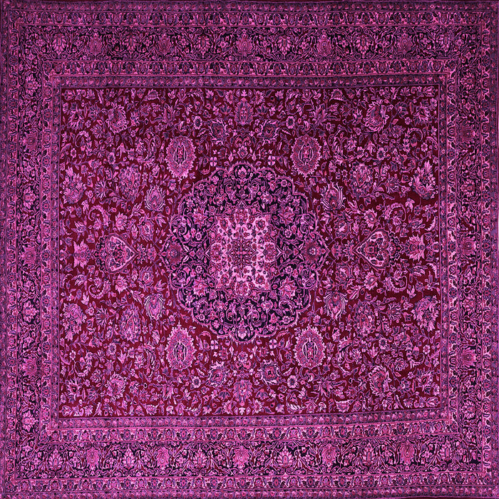 Square Persian Pink Traditional Rug, tr1903pnk