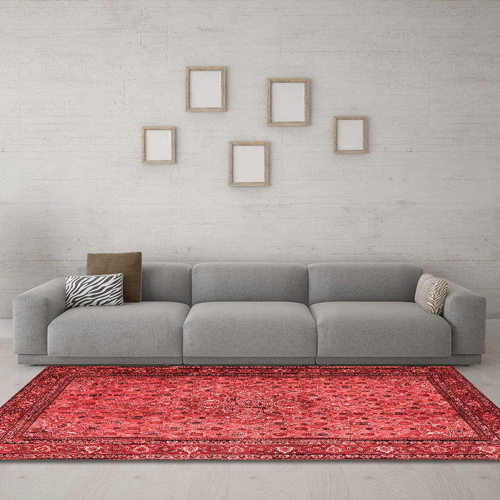 Traditional Red Washable Rugs