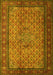 Machine Washable Persian Yellow Traditional Rug, wshtr1904yw